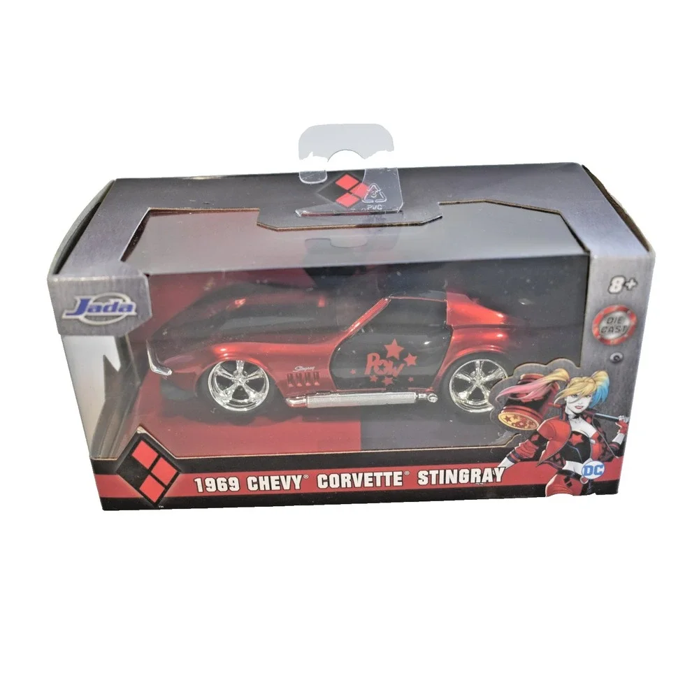 1969 DC Comics Chevrolet Corvette Stingray Harley Quinn Jada Diecast Car 5